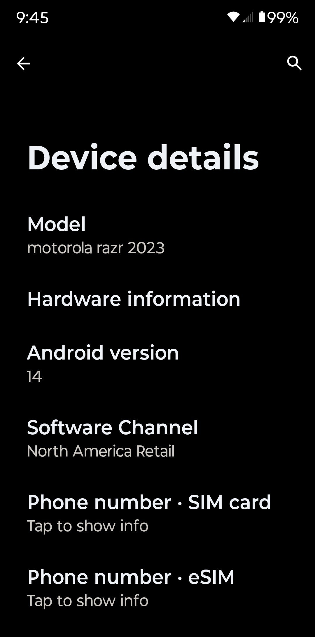 Razr 2023 Android 14 güncellemesini alıyor | Resim kredisi – Independent_Goose_41/Reddit - Motorola Razr ve Razr Plus 2023 sonunda Android 14 güncellemesini alıyor