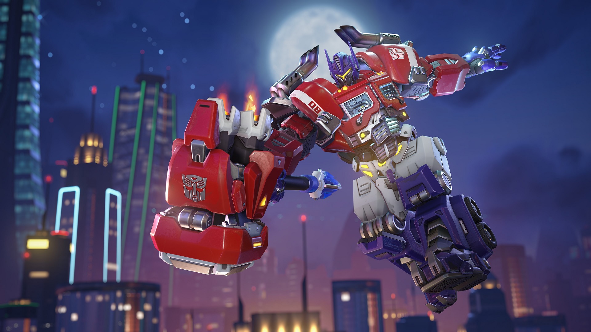 Overwatch 2 Transformers işbirliği Optiimus Prime