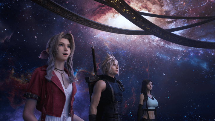Bulut,.  Aerith ve Tifa, Final Fantasy VII Rebirth'te bir arada.