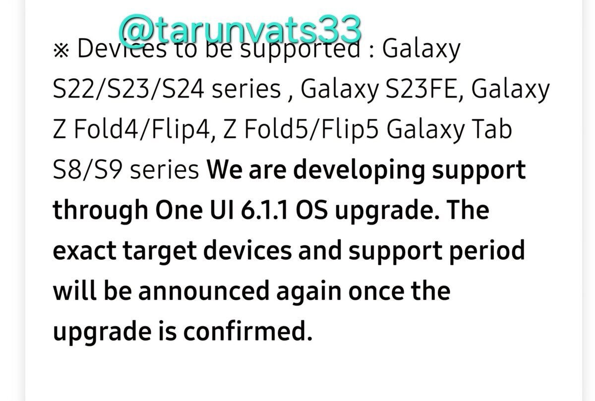 Samsung telefonlar One UI 6.1.1 AI güncellemesini alacak | Görsel kredisi – Tarun Vats - Samsung, Galaxy S21'i One UI 6.1.1 güncelleme AI partisinden çıkardı