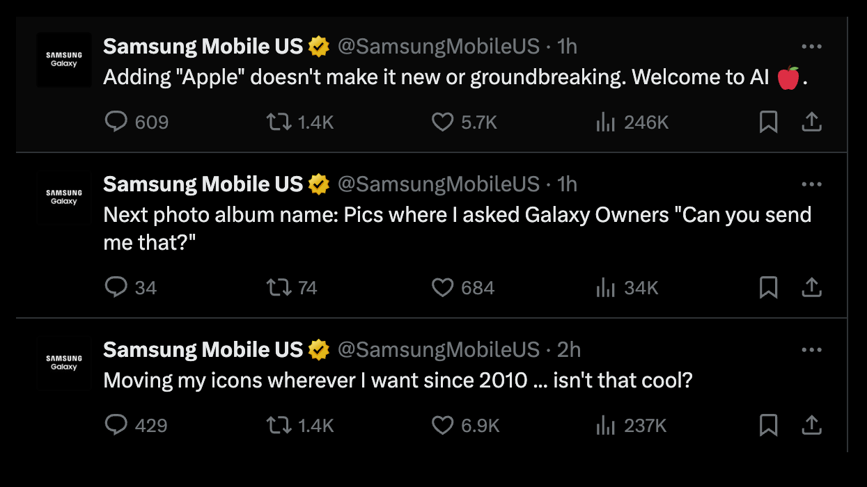 Şirket Apple'ı defalarca eleştirdikten sonra insanlar Samsung'u parçaladı - işte nedeni