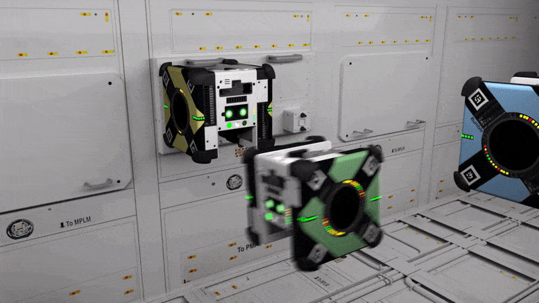 ISS'deki Astrobee'ler