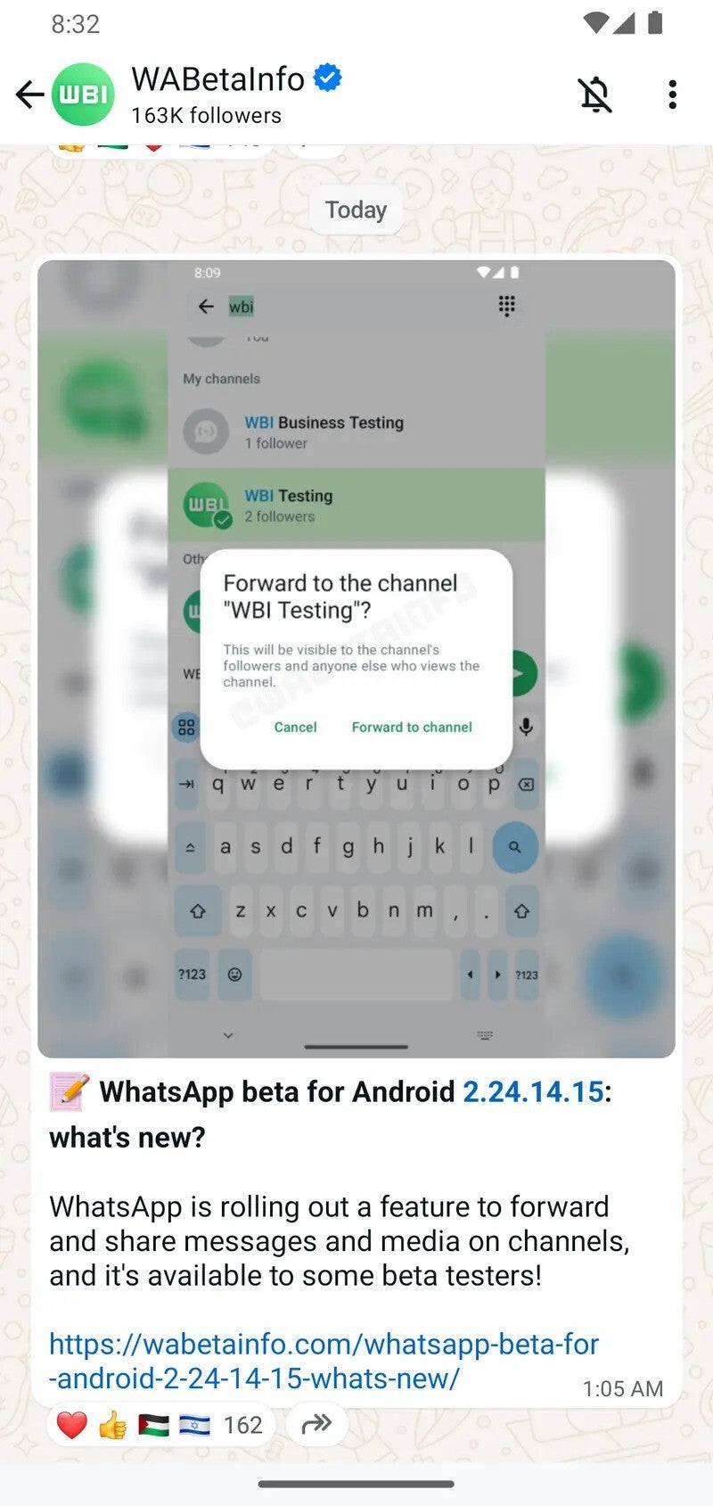 Bazı beta kullanıcıları mavi onay işaretini eylem halinde görebilir. - WhatsApp doğrulama rozeti yeni mavi rengiyle Meta'ya geliyor