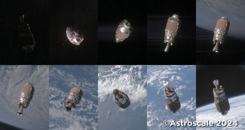 Uzay çöplerinin uçuş gözlem görüntüleri yayımlandı