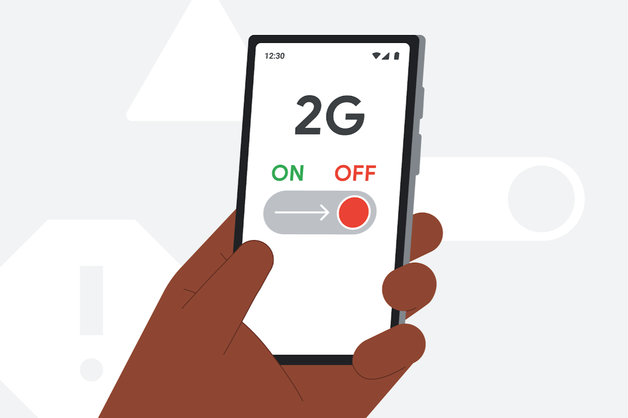 Google, Android 12 ile kullanıcıların 2G'yi devre dışı bırakmasına olanak tanıyan bir özellik tanıttı. | Resim kredisi – Google - Google, Android'in SMS kimlik avı ve veri hırsızlığına karşı nasıl mücadele ettiğini açıklıyor