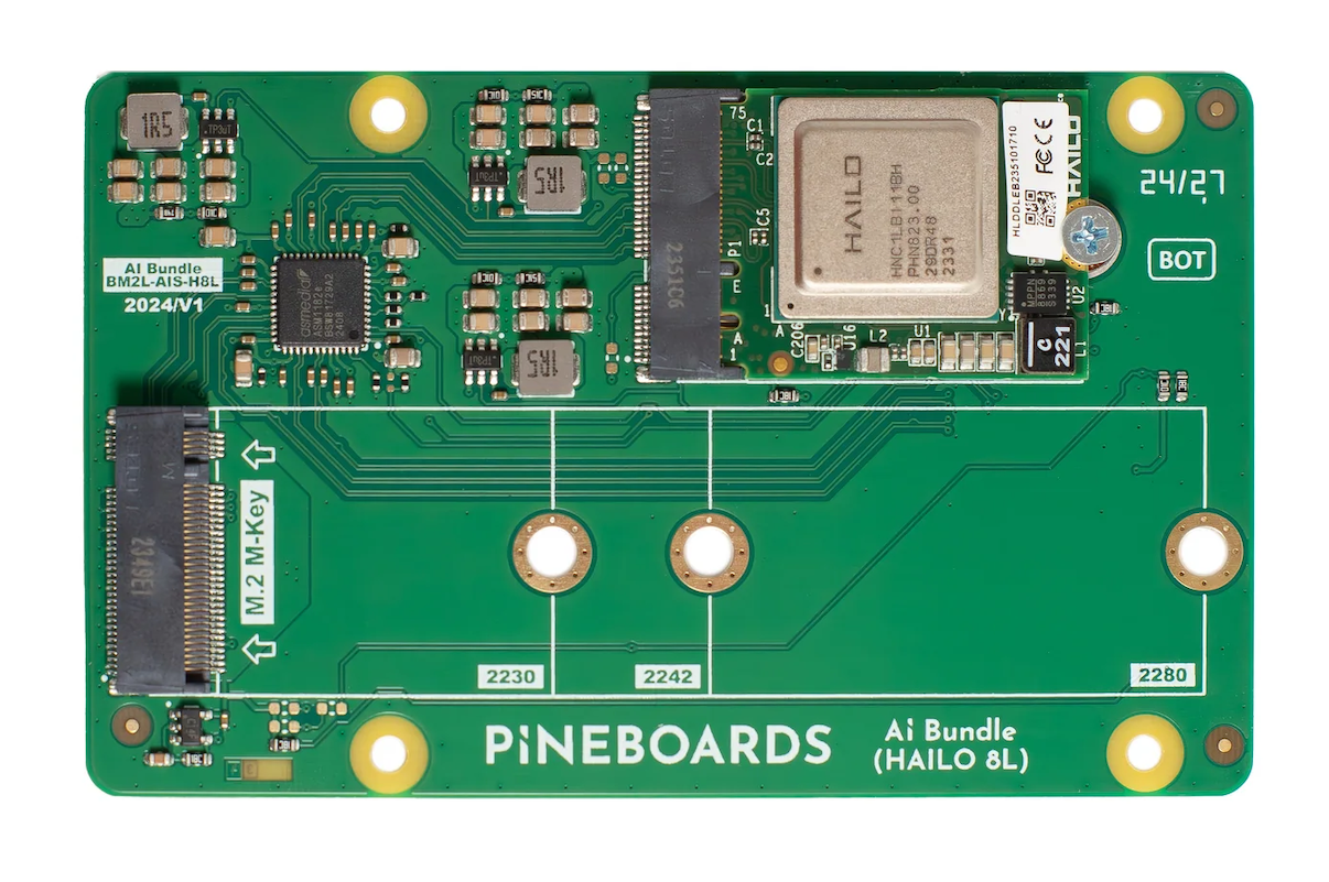 Pineboards Ai Paketi Hailo-8L ile