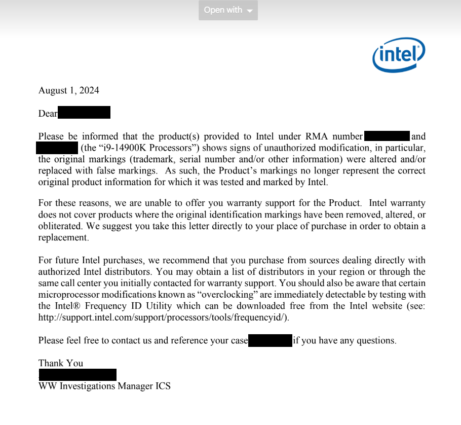 Intel e-postası