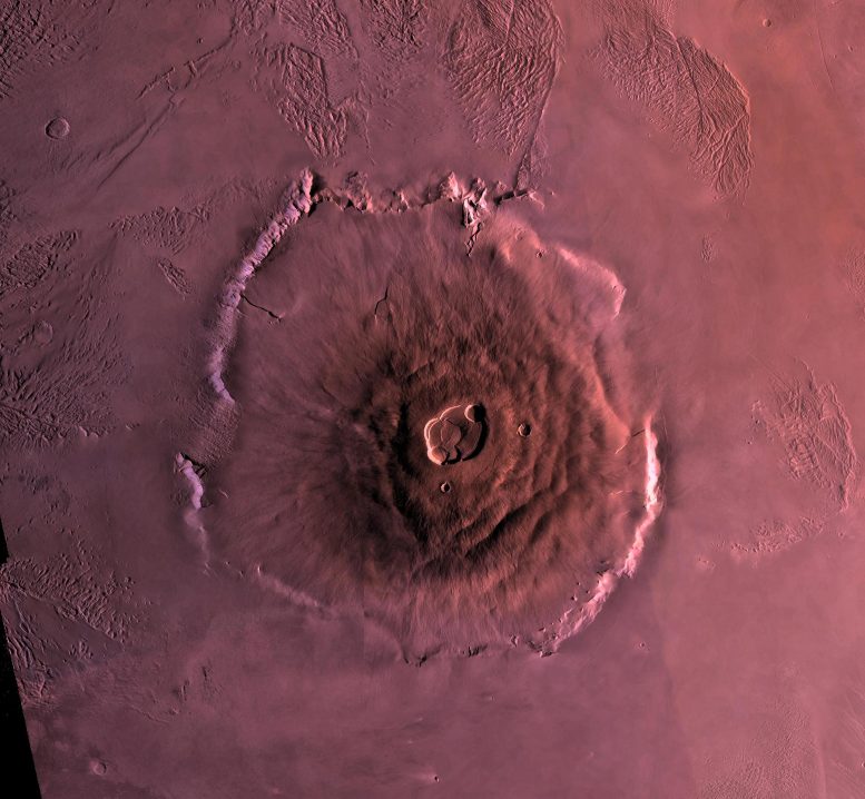 Viking 1 Orbiter Görüntüsü Olympus Mons