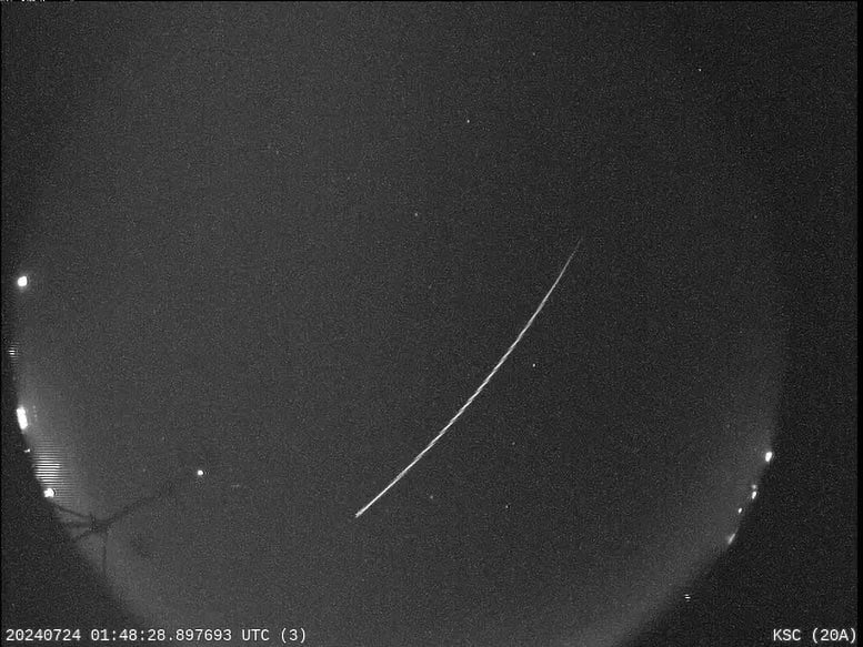 NASA All Sky Meteor Kamera Ağı İlk Perseid 2024