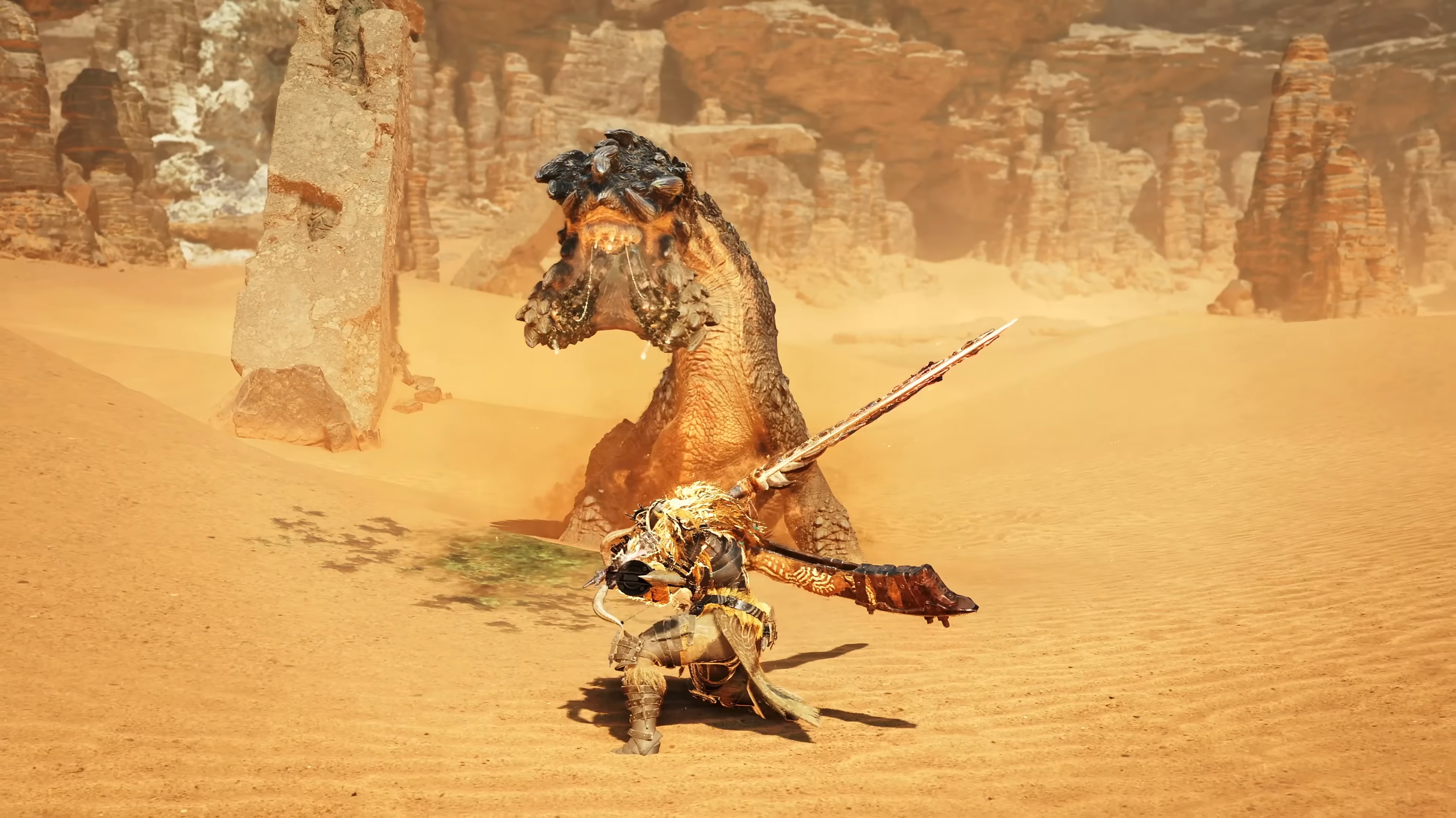 Monster Hunter Wilds oynanış fragmanı ekran görüntüsü