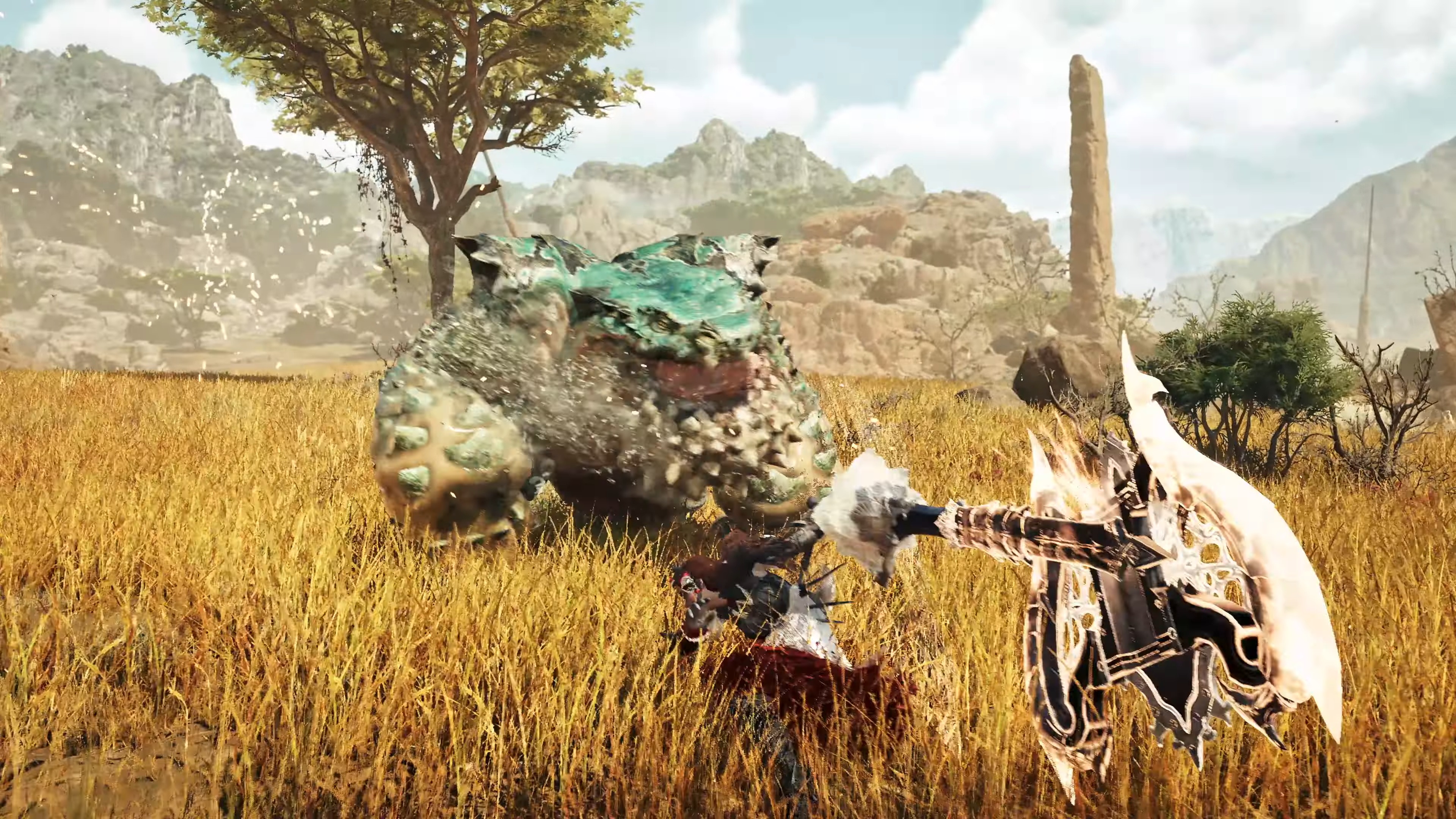 Monster Hunter Wilds oynanış fragmanı ekran görüntüsü