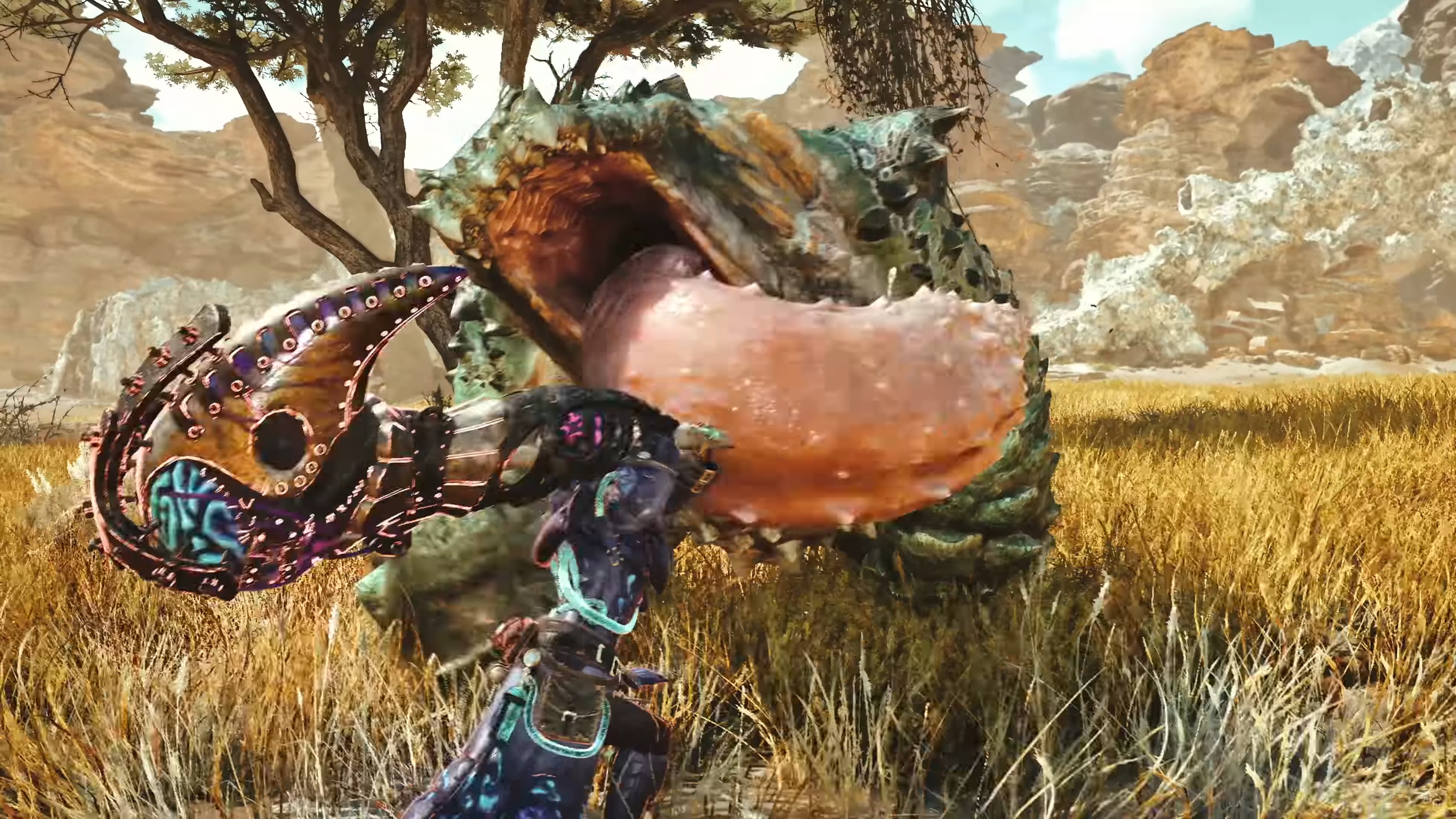 Monster Hunter Wilds oynanış fragmanı ekran görüntüsü