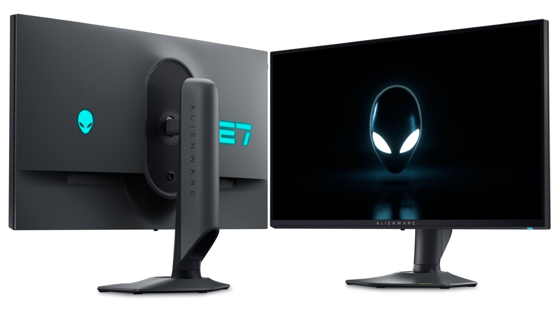 Alienware 27 4K Çift Modlu Oyun Monitörünün (AW2725QF) görüntüsü.