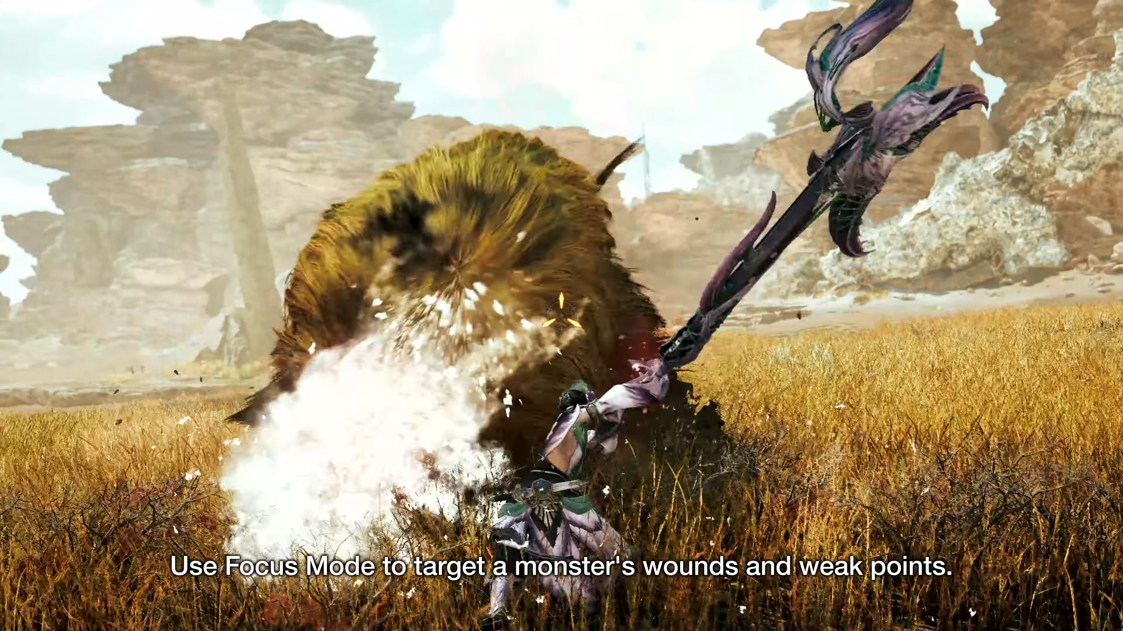 Monster Hunter Wilds oynanış fragmanı ekran görüntüsü