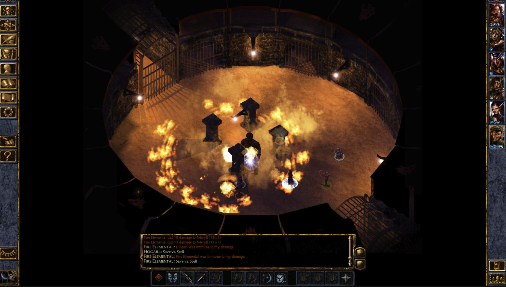 Baldur's Gate Enhanced Edition'dan bir ekran görüntüsü