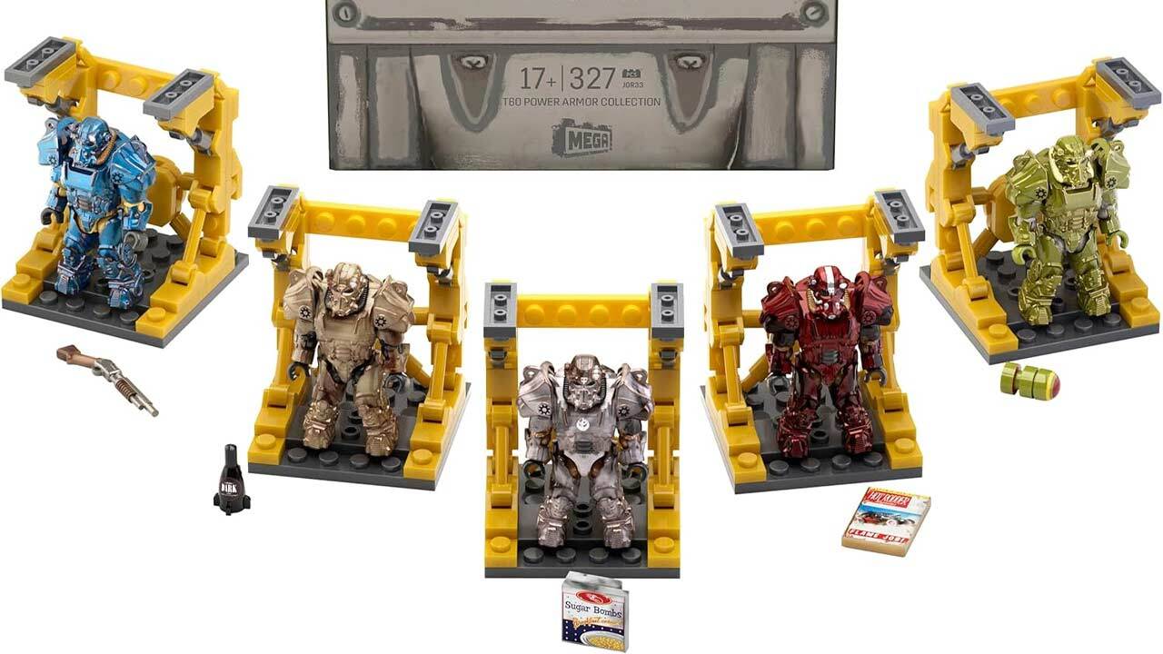 Fallout Power Armor Collection Mega Bloks Seti Ön Siparişe Açıldı ve Çok Uygun Fiyatlı