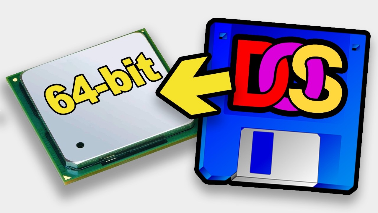 Emülasyonsuz Yeni Intel CPU'da 45 Yıllık DOS - YouTube