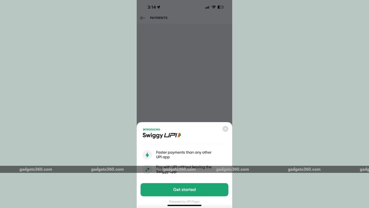 swiggy gadget'lar 360 Swiggy UPI