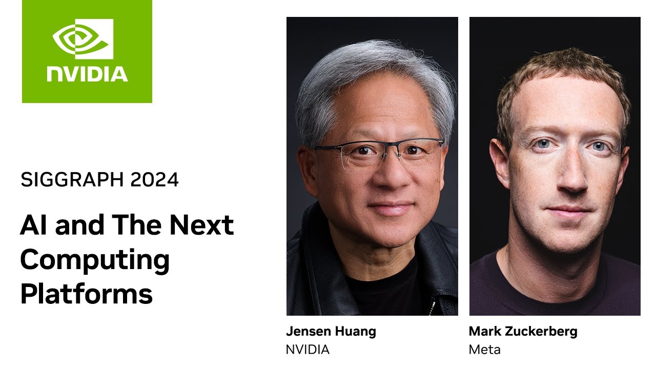 Jensen Huang ve Mark Zuckerberg ile Yapay Zeka ve Sonraki Bilgi İşlem Platformları - YouTube