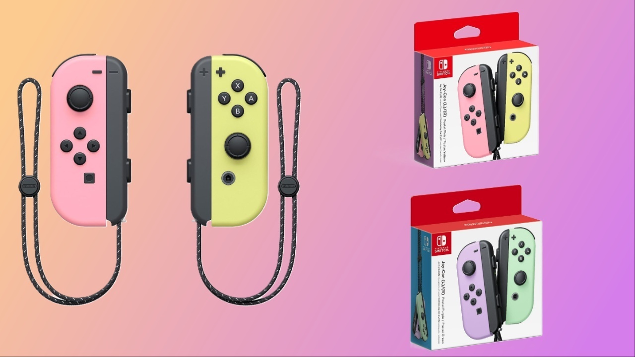 Pastel Nintendo Switch Joy-Con Kontrolcüleri Amazon’da Büyük İndirimlere Ulaşıyor