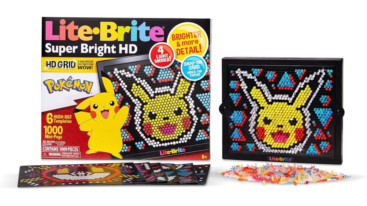 Pikachu’lu Pokemon Lite-Brite Amazon’da Sadece 13 Dolar