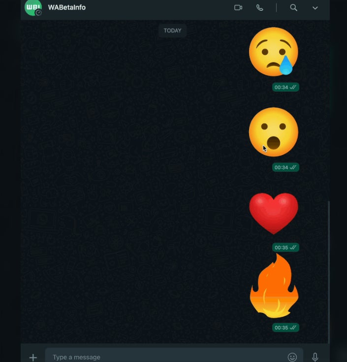 WhatsApp'ın henüz yayınlanmamış animasyonlu emojileri iOS beta test kullanıcılarına sunuluyor