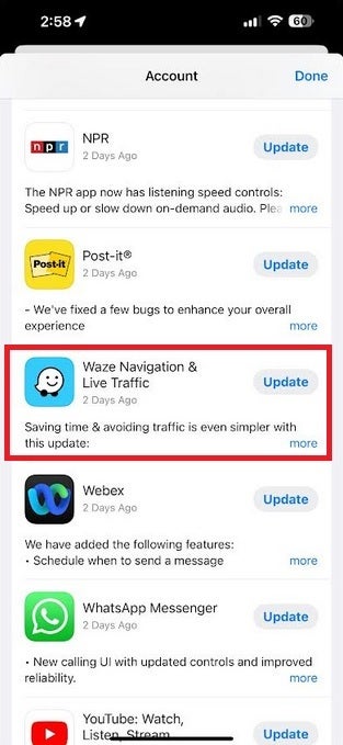 Waze güncellemesi iPhone'unuzda sizi bekliyor olabilir. | Resim kredisi-PhoneArena - iOS kullanıcıları Waze'i mümkün olan en kısa sürede güncellemezlerse, varış noktalarına geç ulaşabilirler