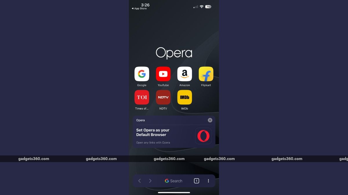 opera one gadgets 360 iOS için Yeniden Tasarlanmış Opera One Tarayıcısı