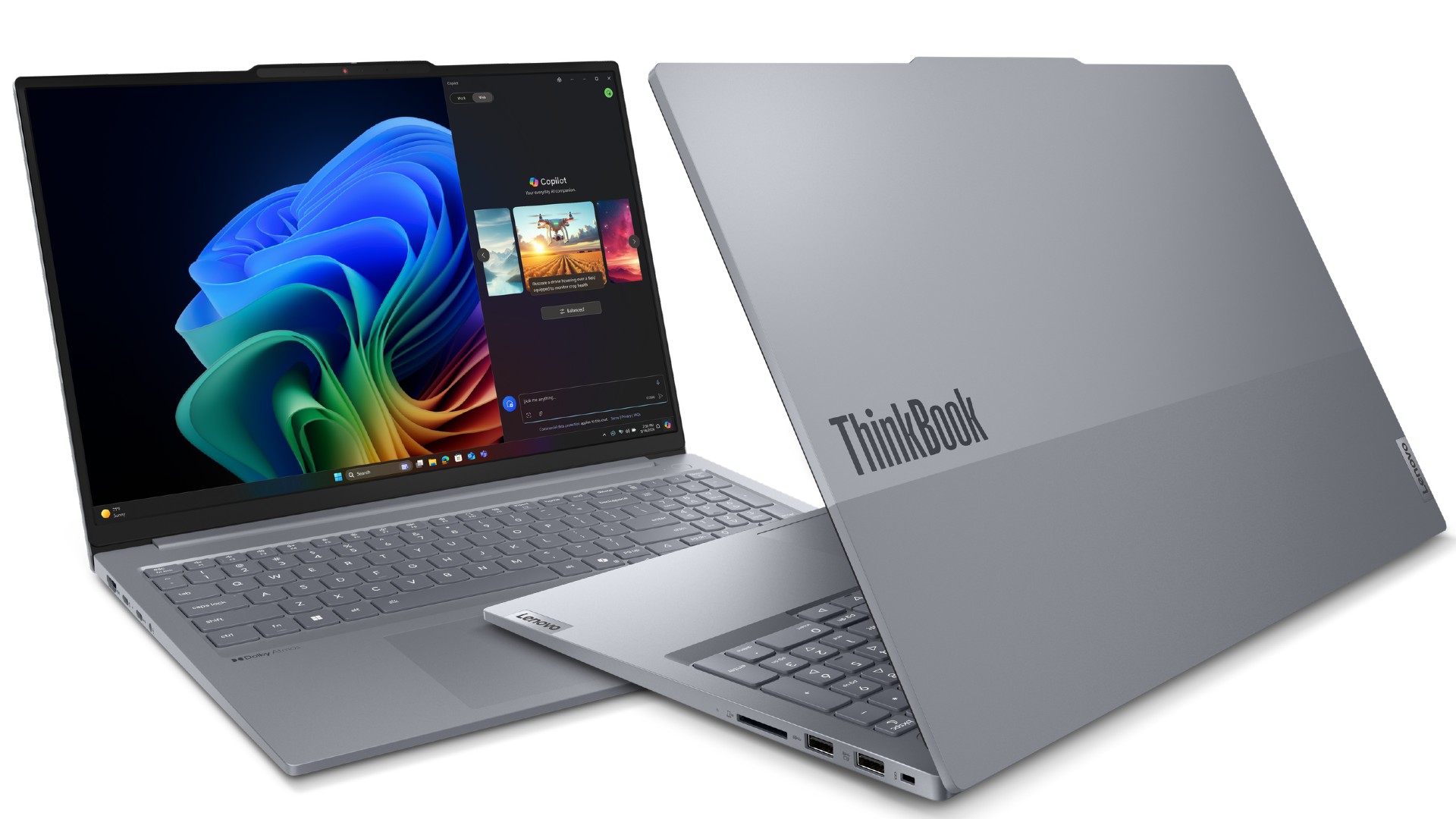 Lenovo ThinkBook 16 (Gen 7)'nin görüntüsü.