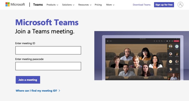 Microsoft Teams'in ekran görüntüsü.