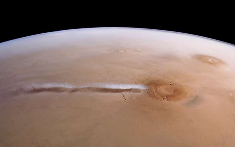 Mars'ın bulut atlası bir dizi atmosferik olayı sergiliyor