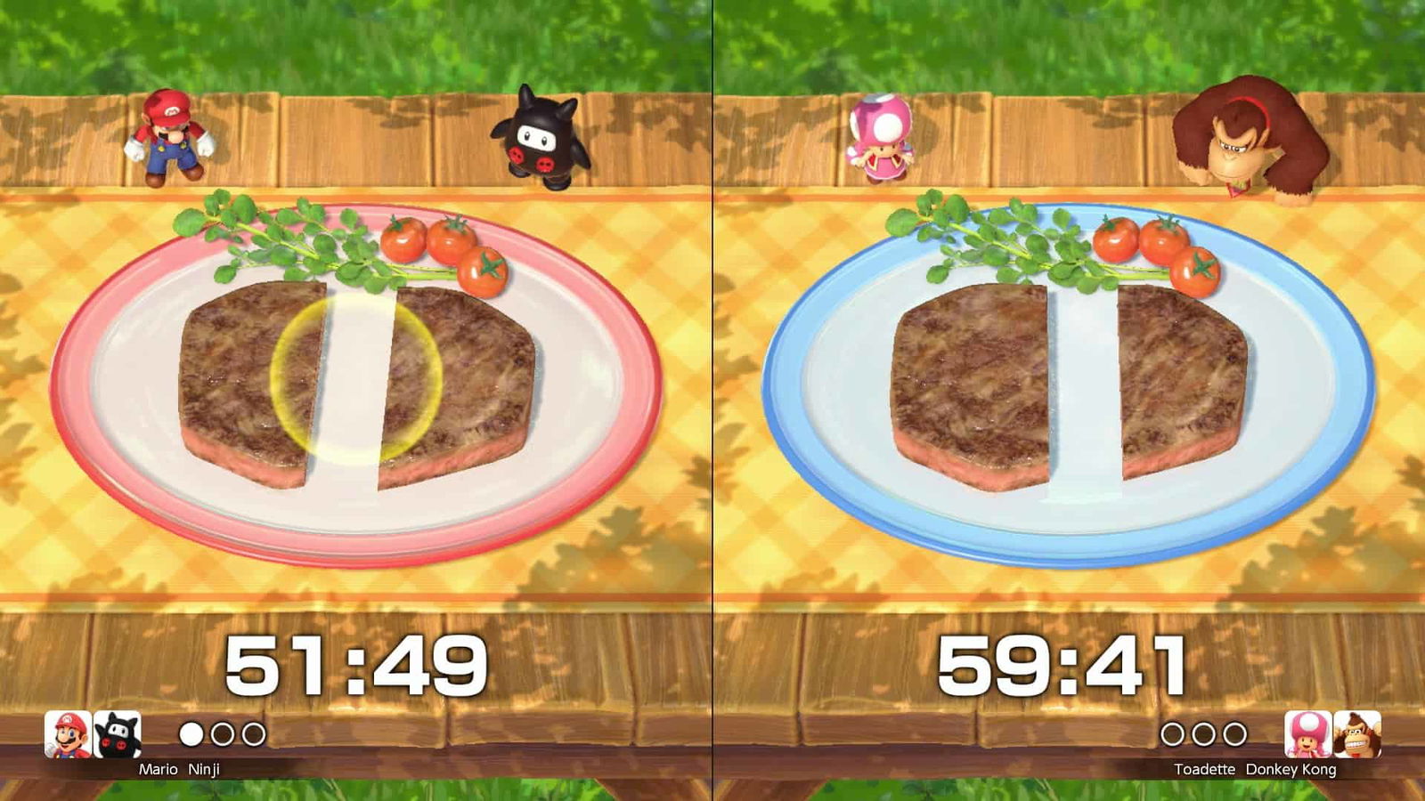 Süper Mario Parti Jamboresi - Biftek kesimi