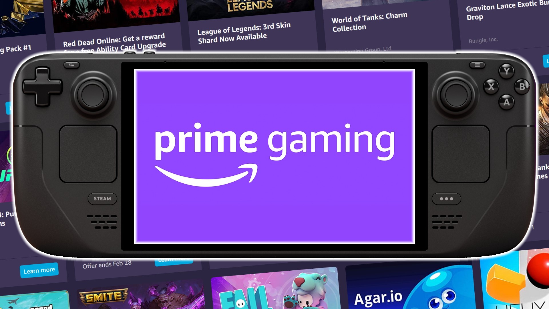 Amazon sayesinde 40’tan fazla ücretsiz Steam Deck oyununu talep edin