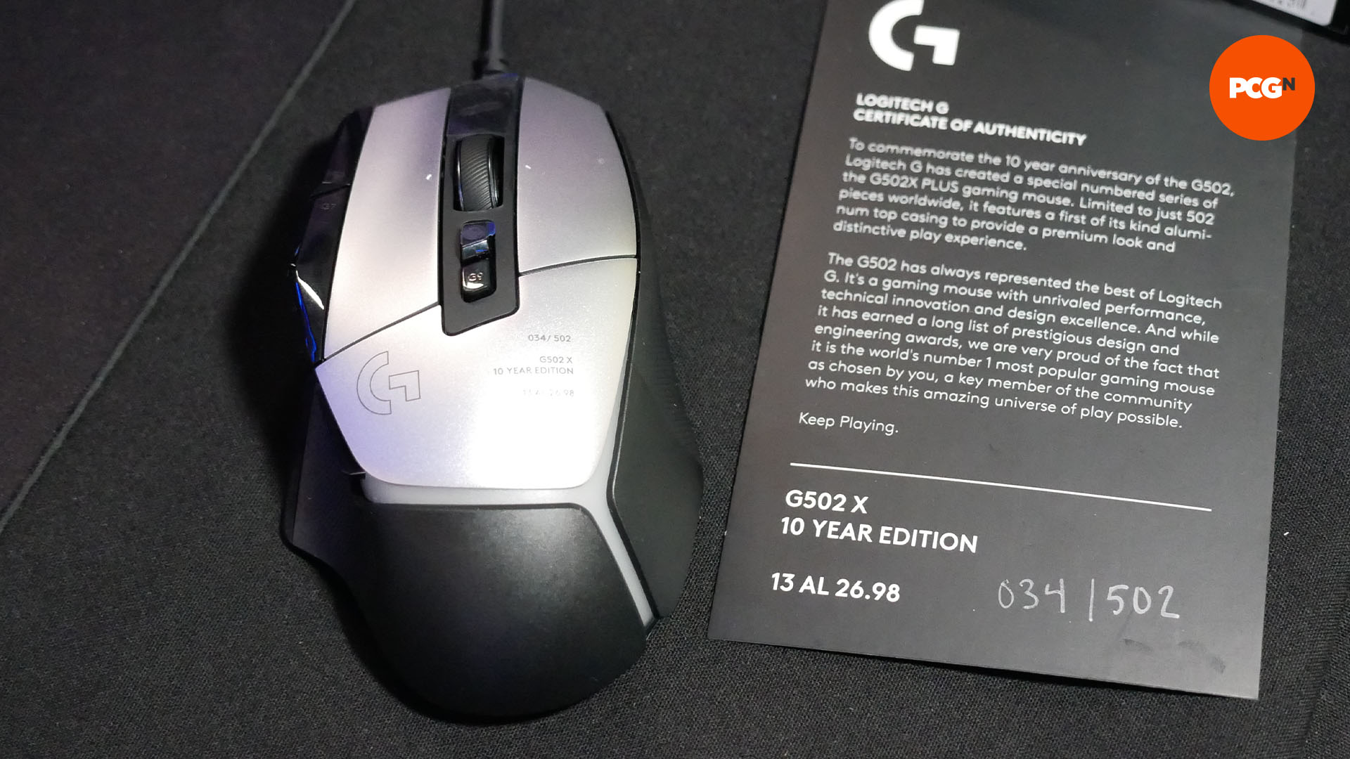 logitech g502 x plus 10 yıl dönümü alüminyum 04 logitech g502 x plus 10 yıl dönümü alüminyum 04