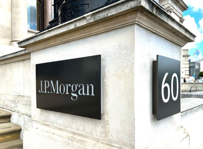 Londra'daki JP Morgan ofisi.