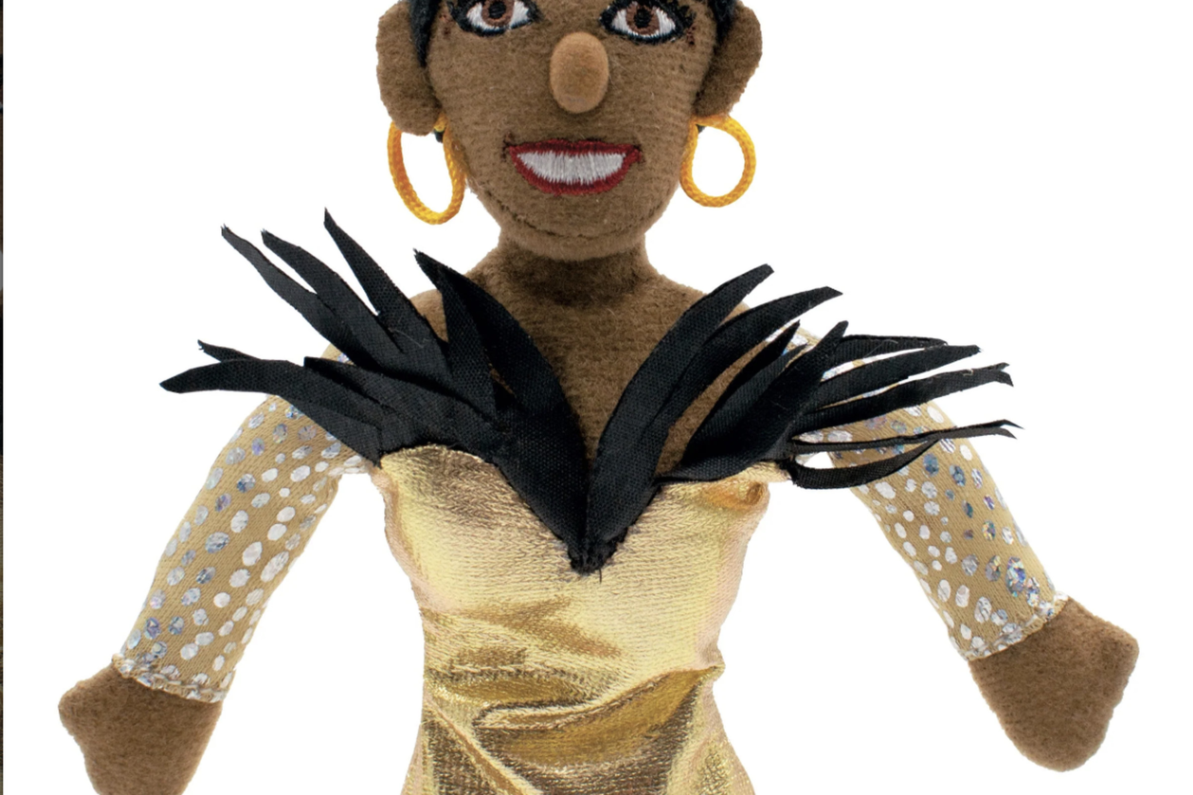 Josephine Baker figürlü parmak kuklası.