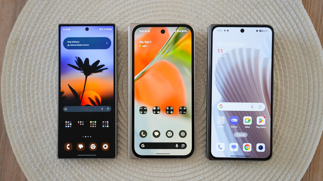 Google Pixel 9 Pro Fold, Samsung Galaxy Z Fold 6 ve OnePlus Open