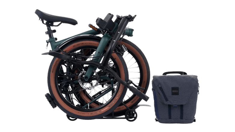 Brompton Electric G Line katlanmış