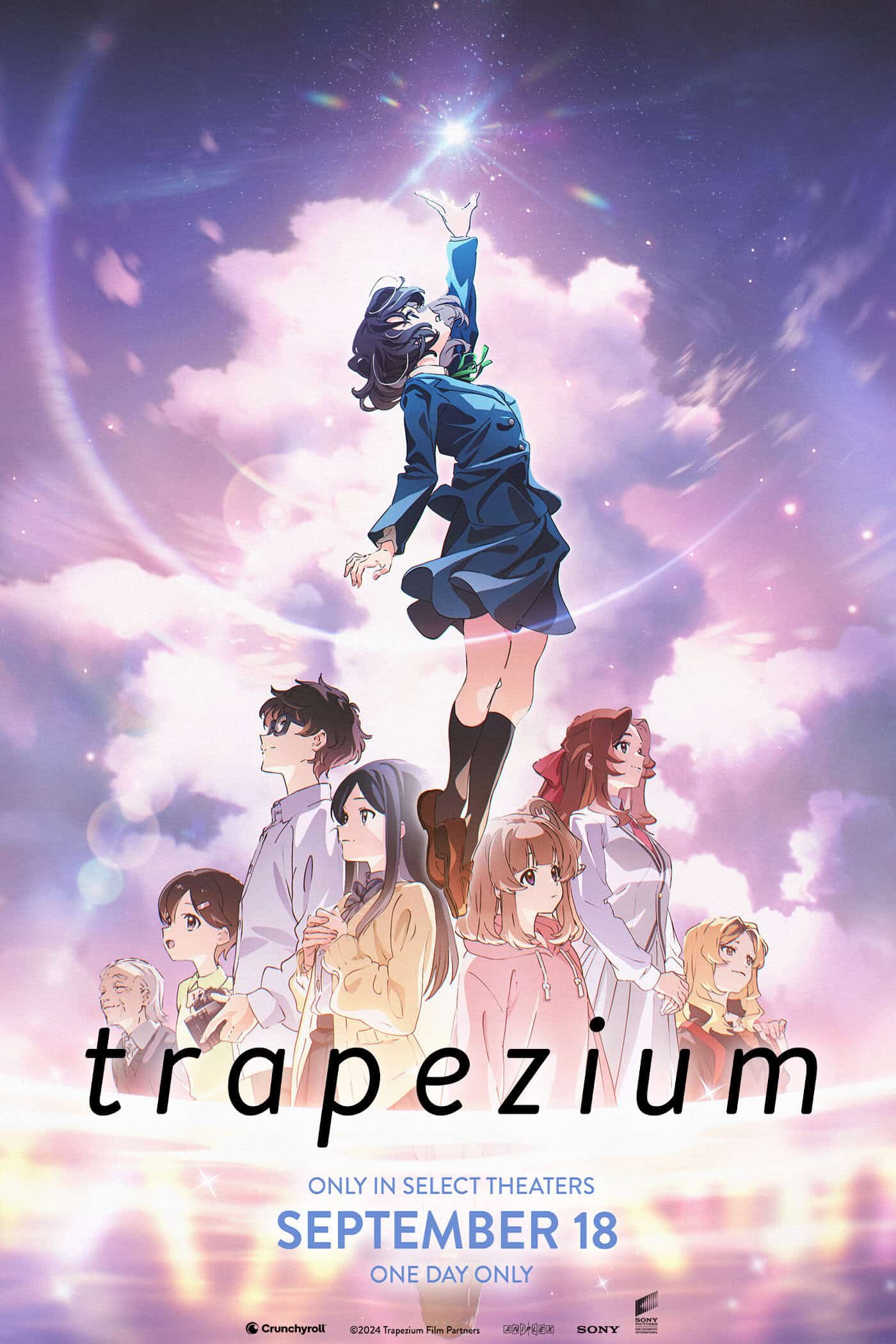 Crunchyroll, Idol-Centric Film Trapezium için Bilet Satışlarını Duyurdu ve Fragmanını Yayınladı