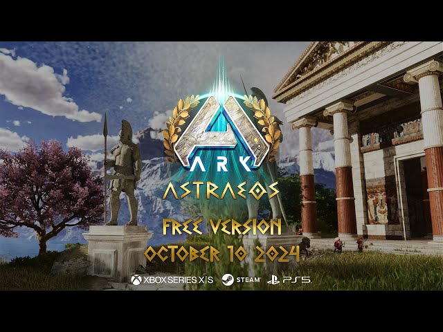 Güzel bir Yunan tarzı Ark Survival Ascended haritası ücretsiz olarak geliyor