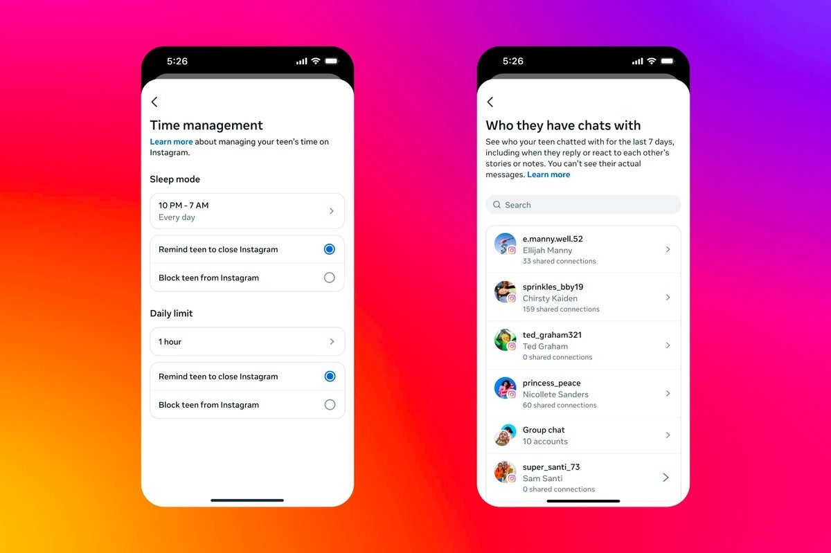 Çocuğunuzun gizliliğini ihlal etmeden kiminle mesajlaştığını kontrol etmenin bir yolu. (Görsel kredisi Meta) - Instagram'ın yeni gençlik kalkanı: Genç kullanıcılar için bir güvenlik ağı