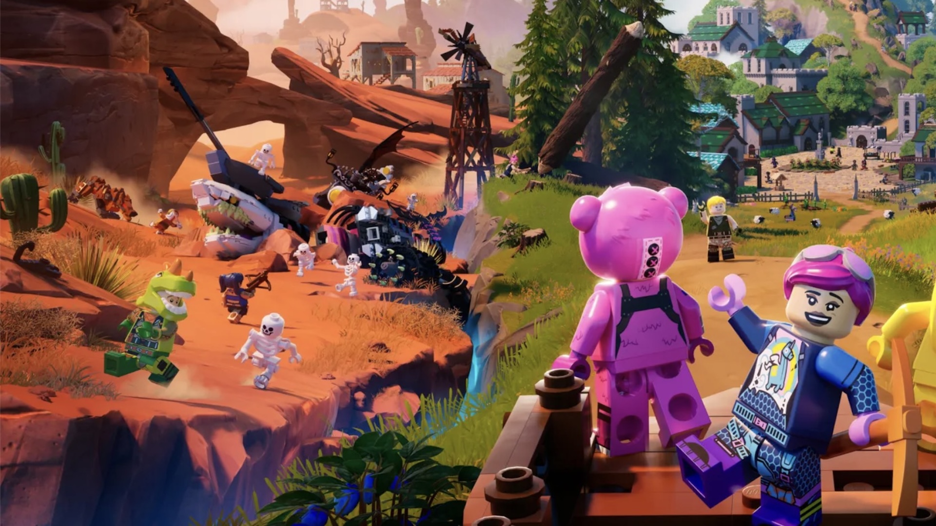 Lego Fortnite'ın açık dünyasına bir bakış