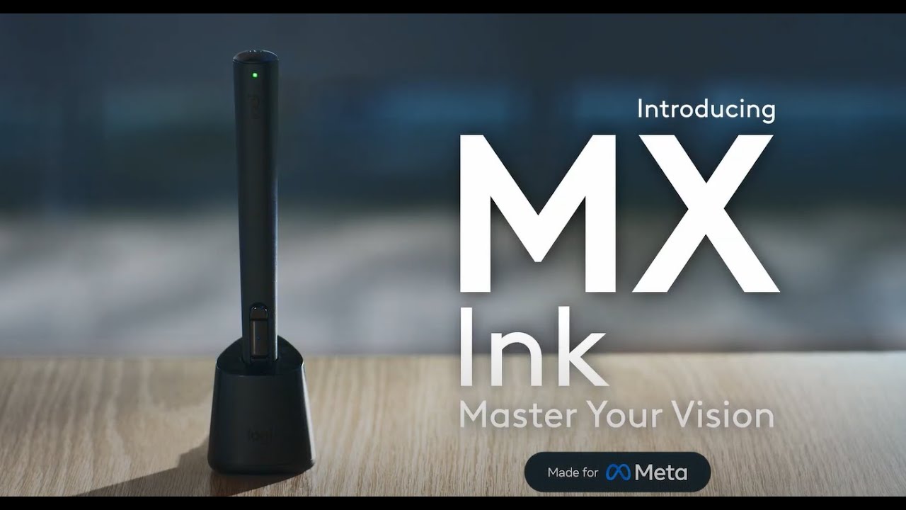 Meta Quest için Logitech MX Ink Karma Gerçeklik Kalemini Tanıtıyoruz - YouTube