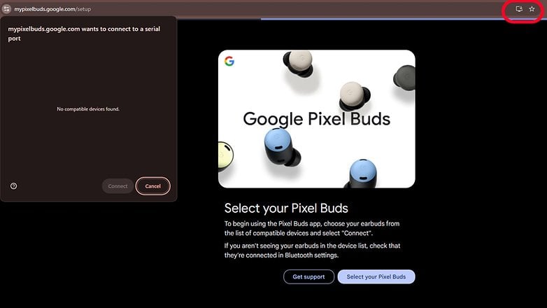 Google Pixel Buds tamamlayıcı web uygulaması