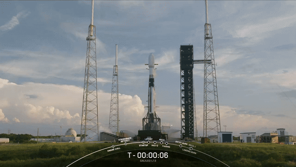 SpaceX 2 Avrupa navigasyon uydusunu fırlattı ve Falcon 9 roketini başarıyla indirdi: video