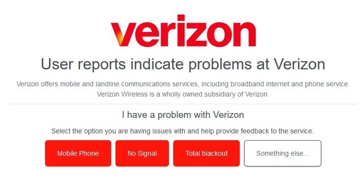 DownDetector'a göre Verizon'un saat 20:00 ET'de hala bir sorunu var.