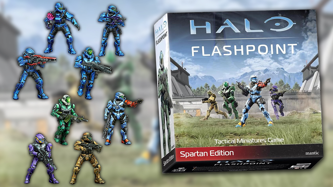 Halo: Flashpoint'te Spartalı minilerinizi nasıl boyayabileceğinize bir örnek.