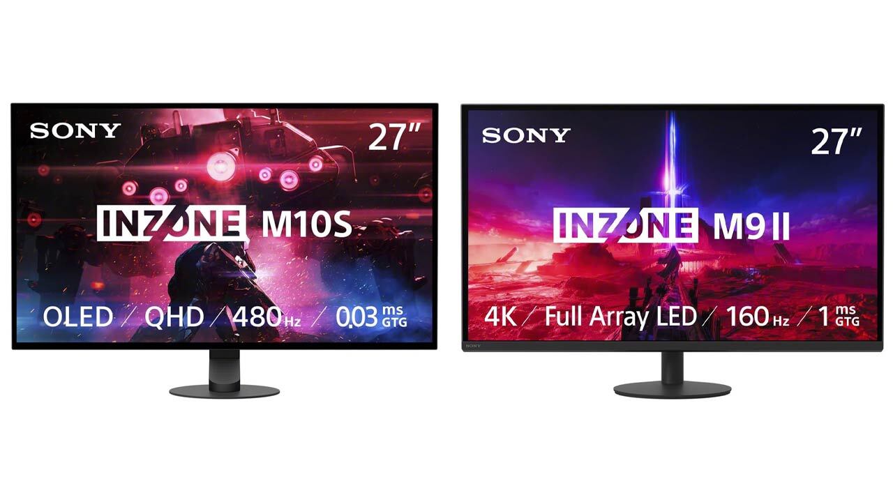 Sony Inzone M10S ve M9 II monitörler