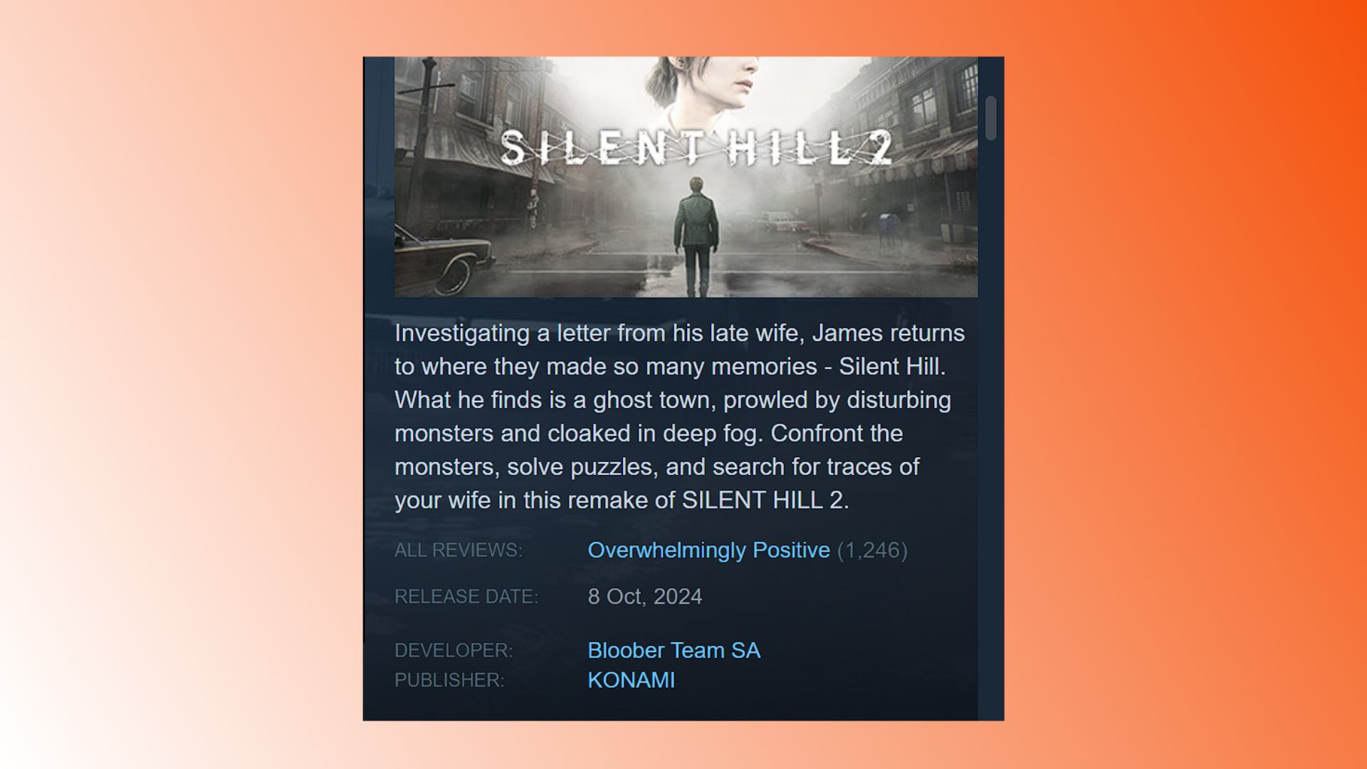 Silent Hill 2 Buhar alımı