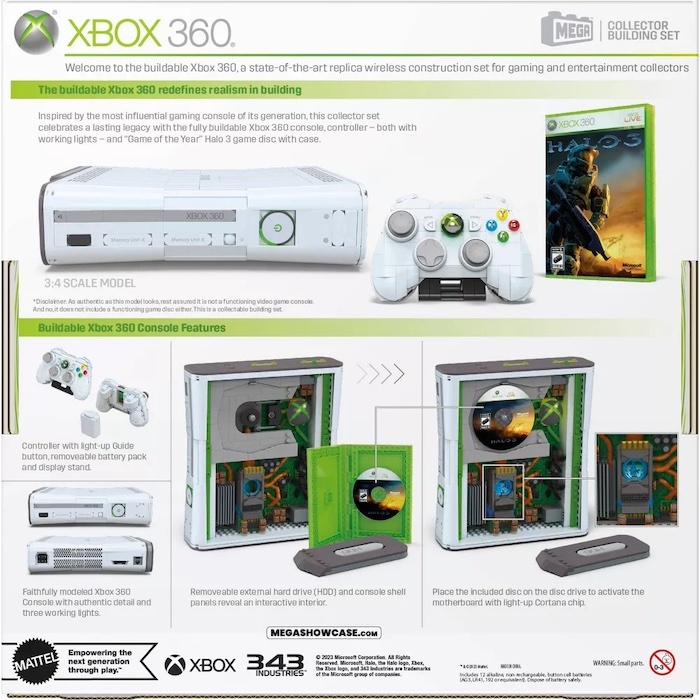 Mega Vitrin Xbox 360 Koleksiyoncu Yapı Seti